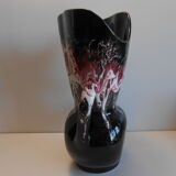 Vase Vallauris design vintage polychrome