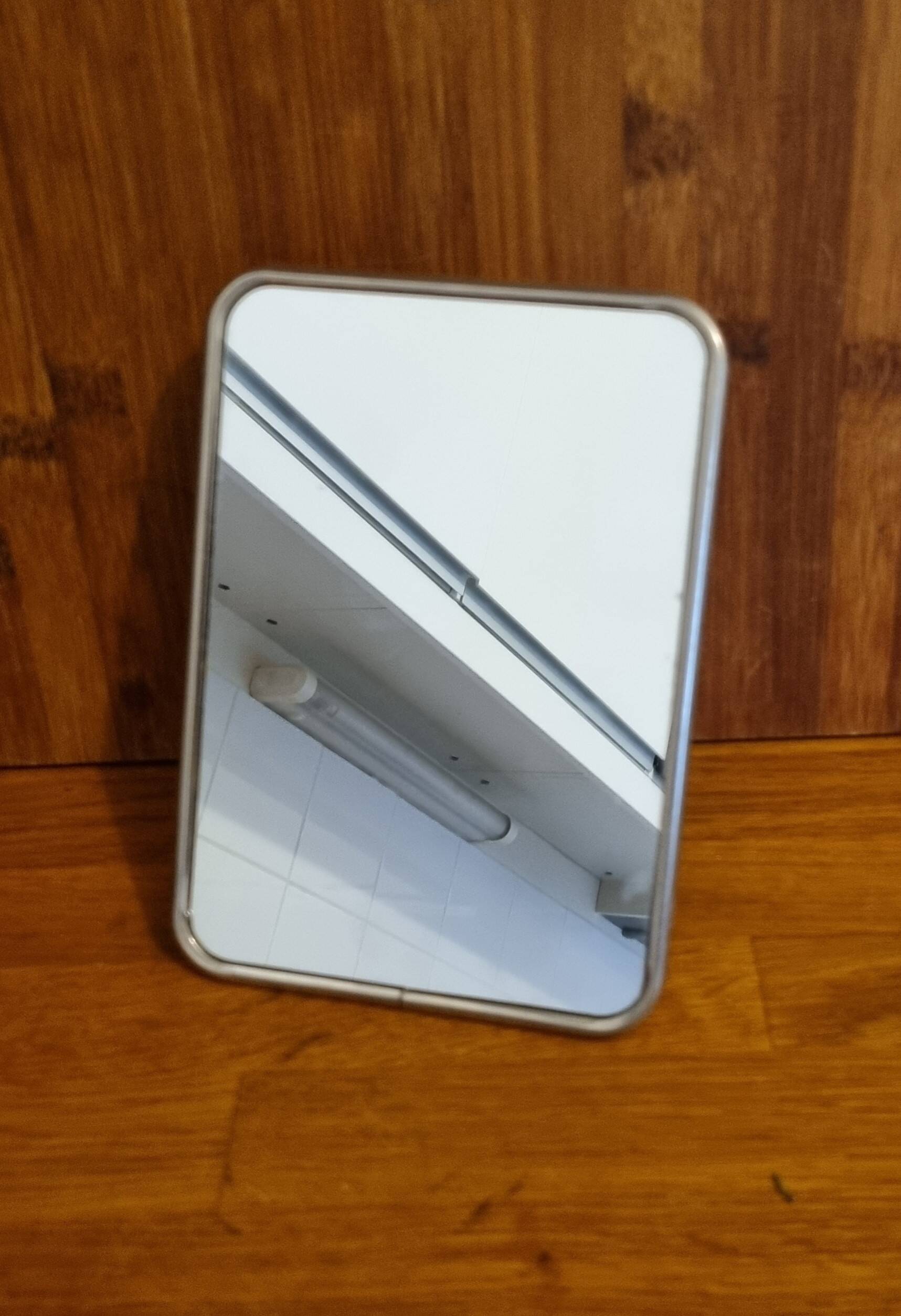 Vintage barber mirror to stand or hang