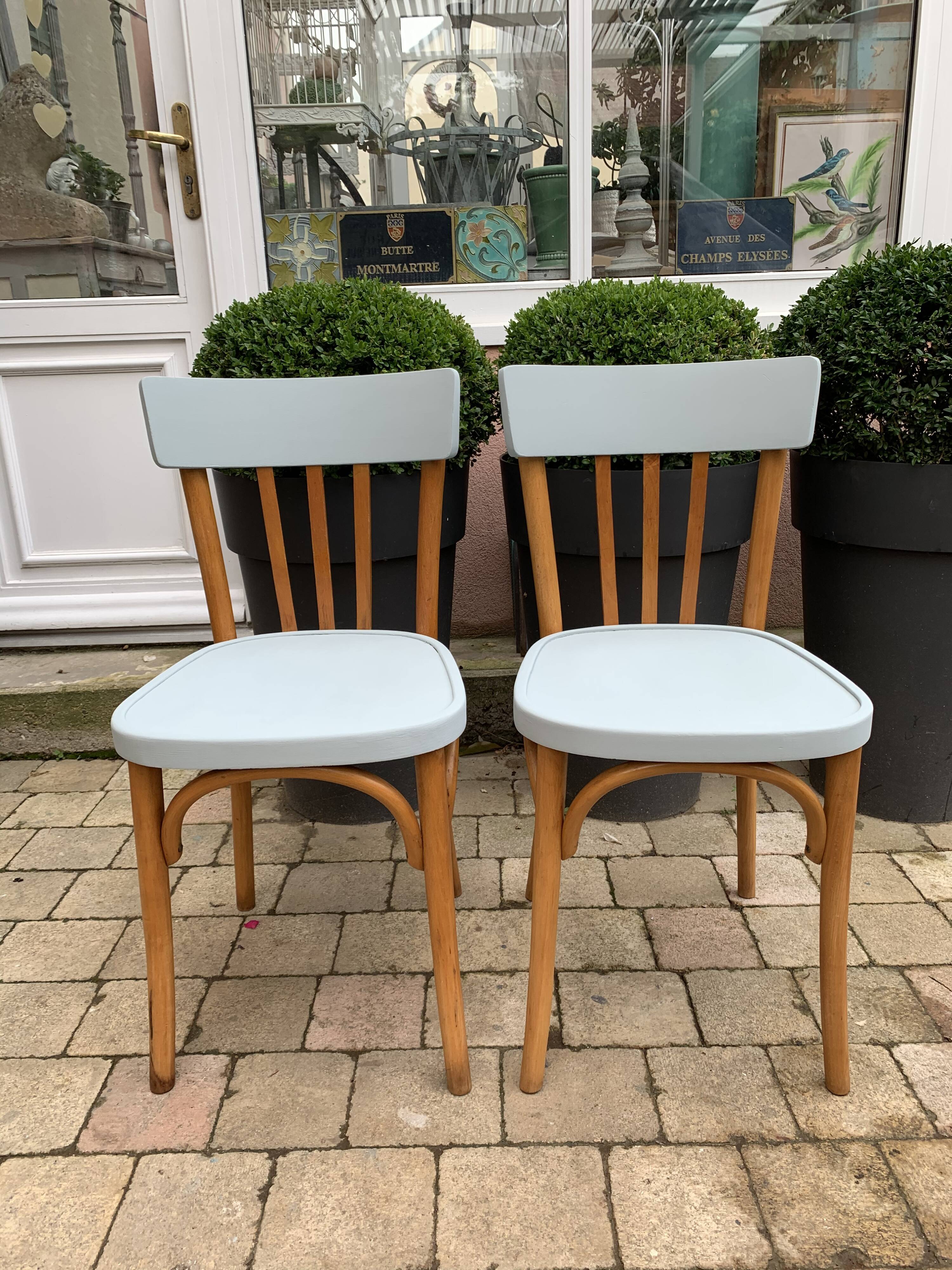 Pair of bistro chairs