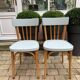 Pair of bistro chairs
