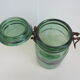 Old green glass jar - durfor