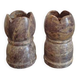 Bougeoir en albâtre