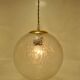 Frosted glass pendant light