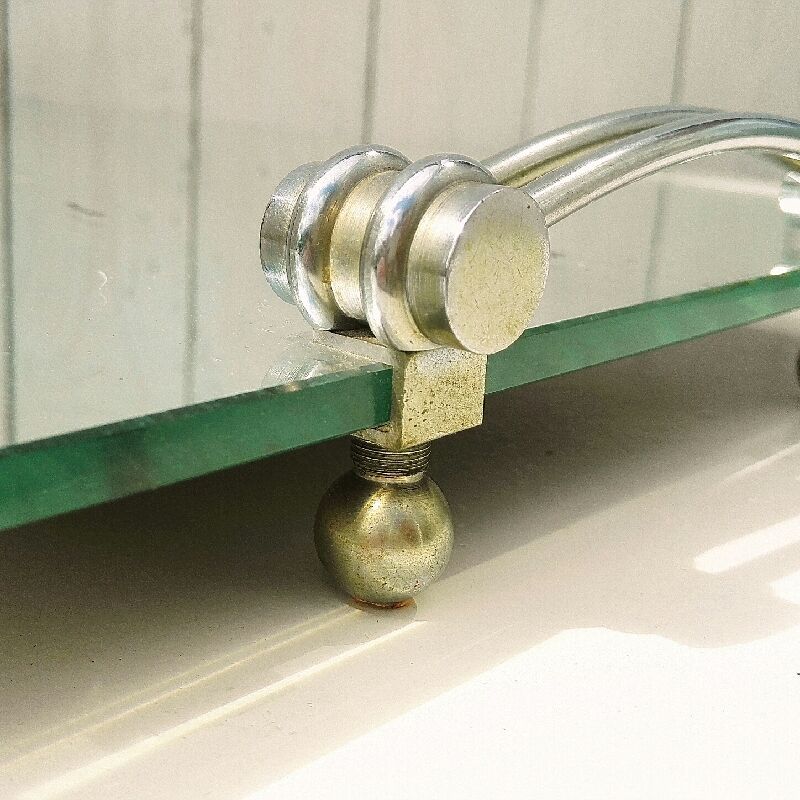 Art Deco service tray mirror art of the table