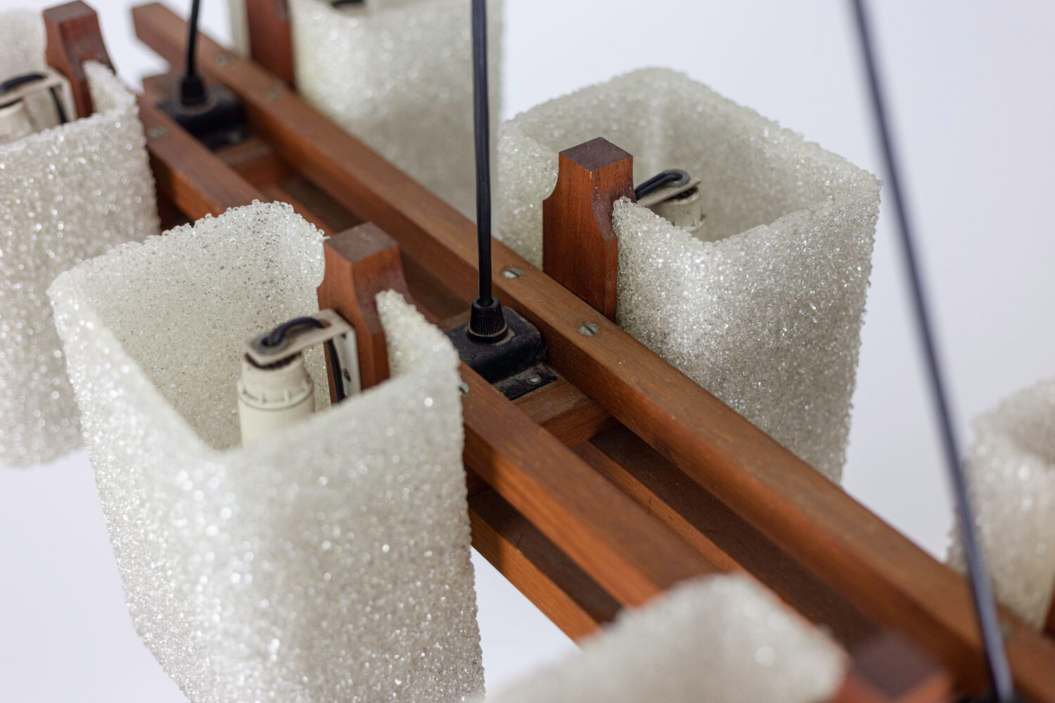 Suspension in granite resin and wood, 1950s