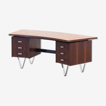 Tijsseling Nijkerk XL rosewood ‘Boomerang’ desk