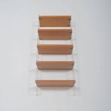 Swedish wall shelf designed by Kasja & Nils Nisse Strinning, 1950s