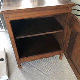 Small oak telephone cabinet