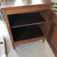Small oak telephone cabinet