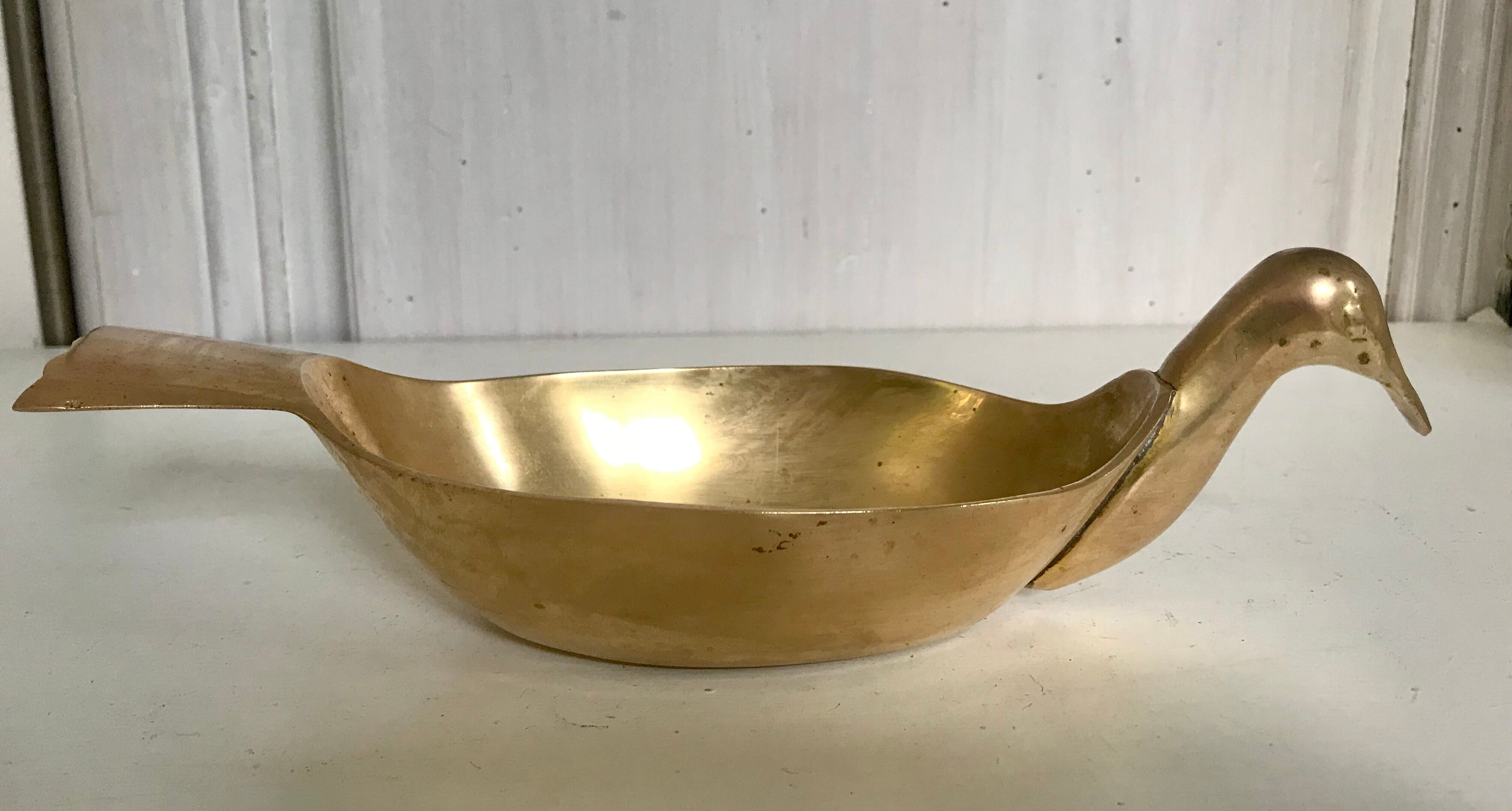 Vintage brass pocket