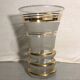 Vase ancien fains Cristalor verrerie de Boom decor doré Belgique vintage