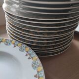 Limoges porcelain plates and dish 1920