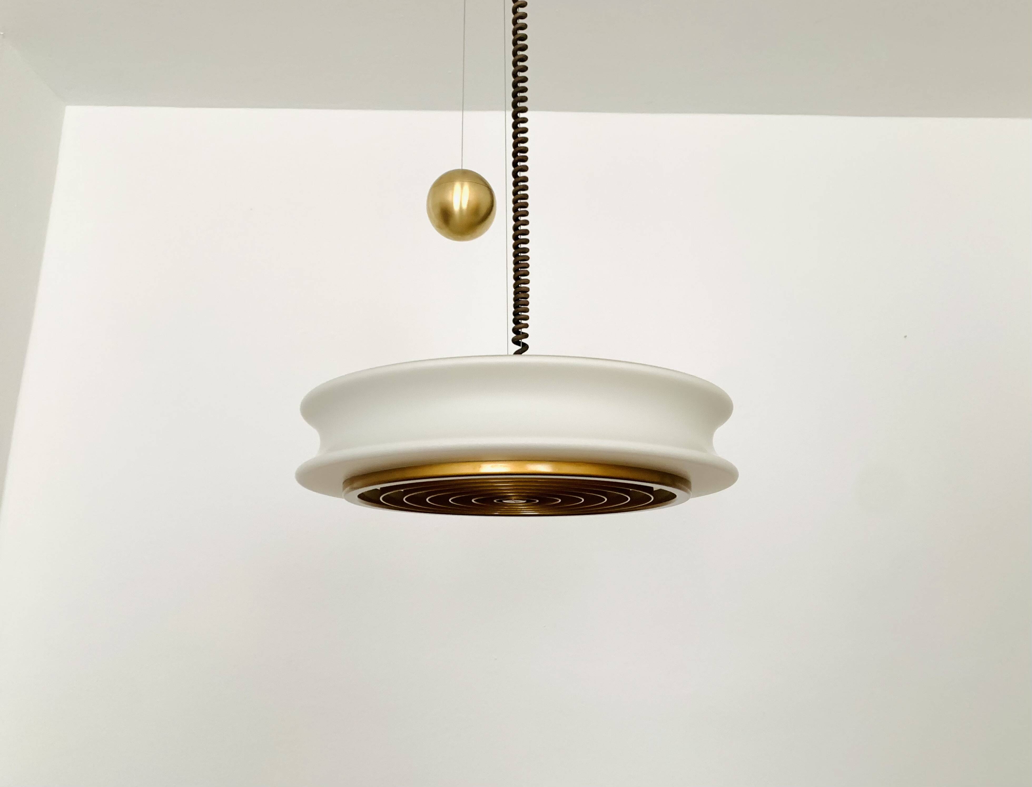 Adjustable Orion Glass Pendant Lamp from Staff