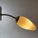 Pair of vintage opaline wall lamps