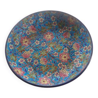 Old Longwy enamel dish