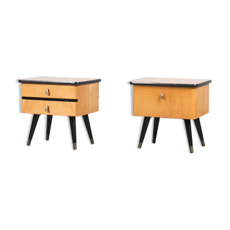 1950s Pair of Italian night stands