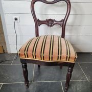 Chaise style Louis Philippe en acajou
