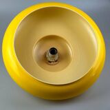 60s 70s ceiling lamp hanging lamp plastic chrome metal space age design
