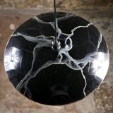 Hand-painted metal galaxy pendant light, 1980s