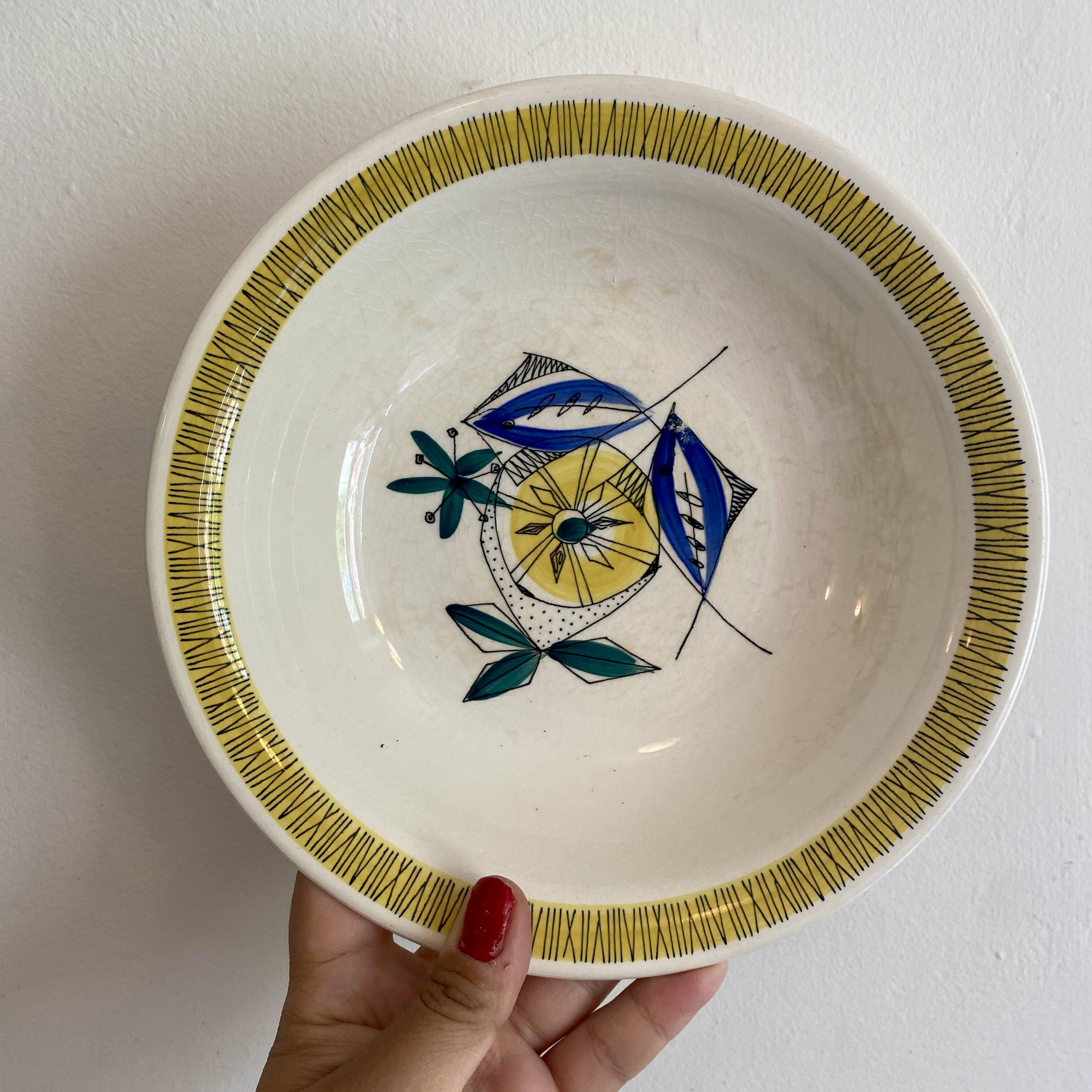 Set of 5 vintage serving dishes from the Flamingo series by Stavangerflint