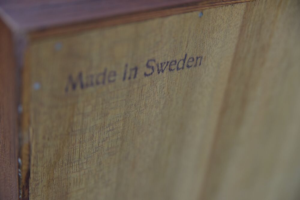 Mid-Century Modern Teak Swedish Bookcase, 1960s