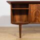 Mid-century freestanding rosewood desk, Denmark, 1960s
