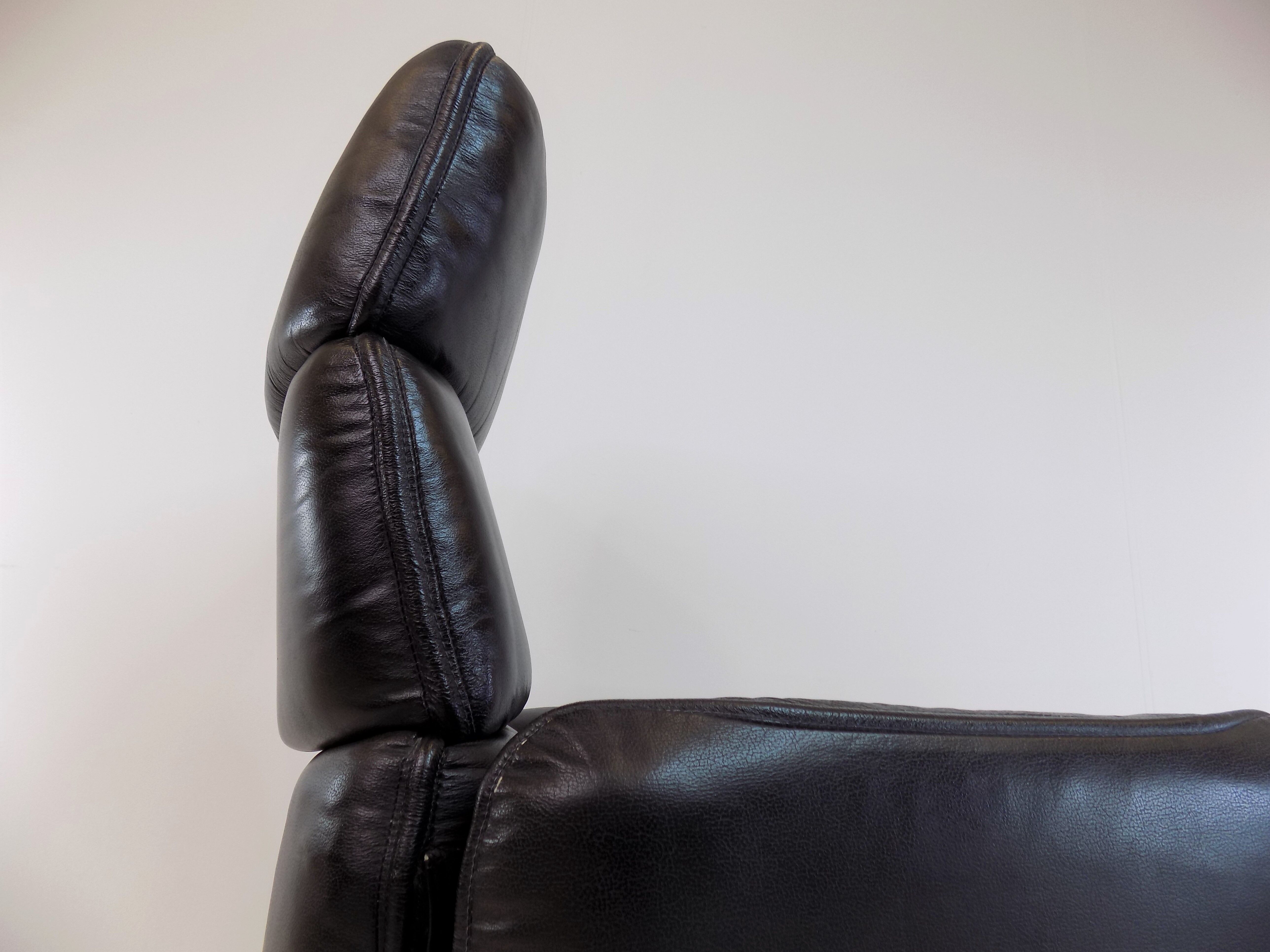 Fauteuil de bureau en cuir Otto Zapf pour Topstar