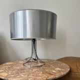Chromed metal table lamp, 1970 design