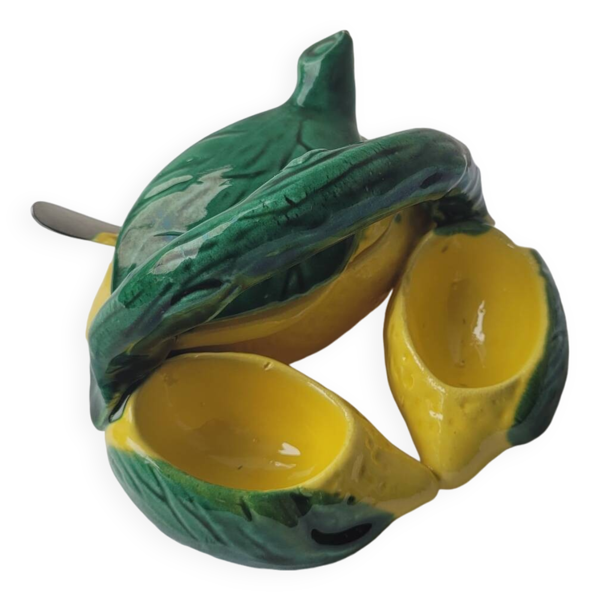 Salt shaker, pepper shaker and mustard shaker