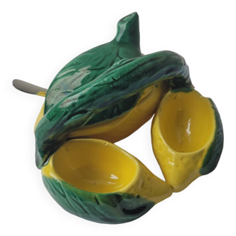 Salt shaker, pepper shaker and mustard shaker