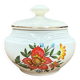 Vintage sugar bowl in Gien porcelain