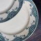 Vintage earthenware dinner plates from Saint Amand Nouvelle Usine Céramique du No