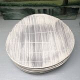 Assiettes Niderviller Voile
