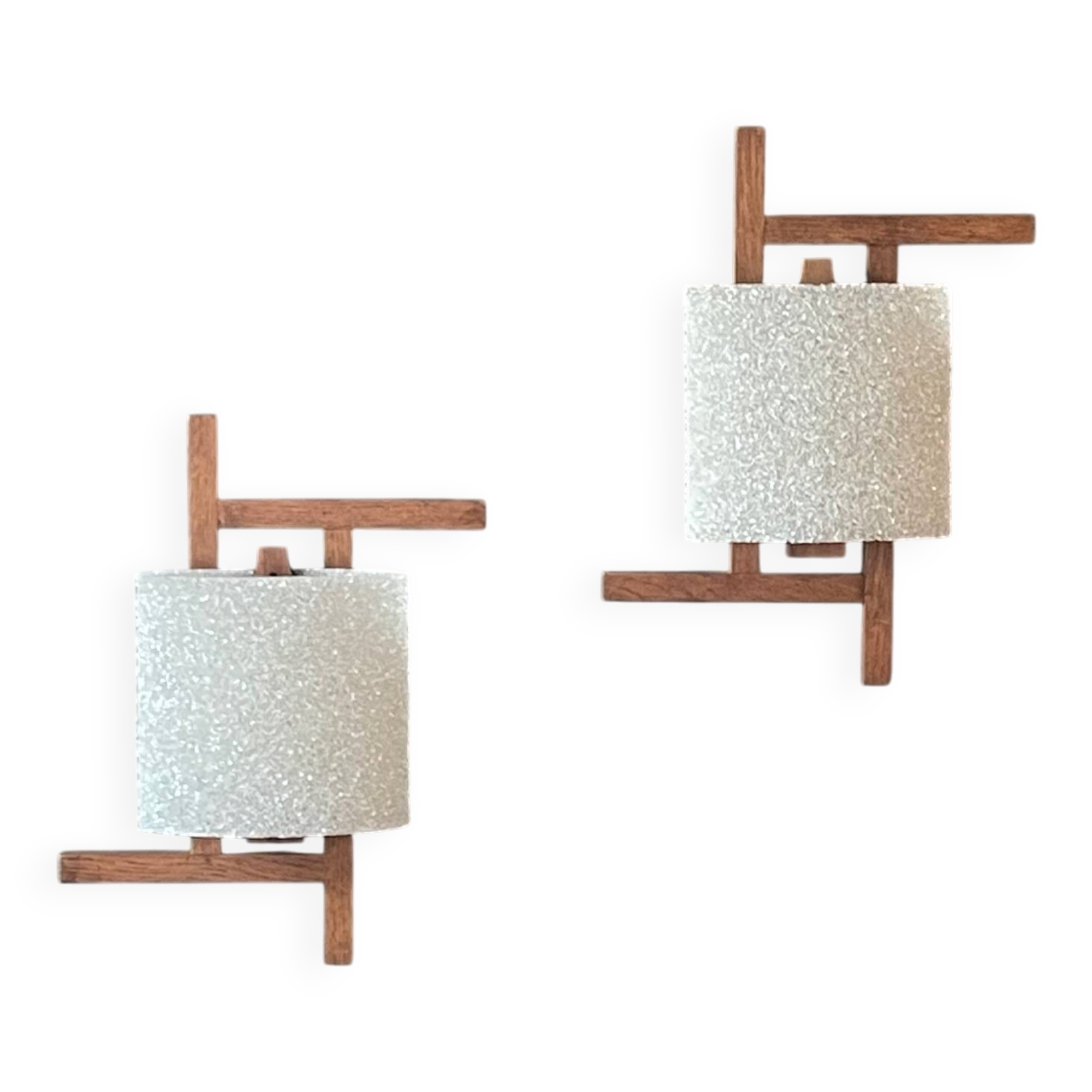 Pair of Scandinavian wall lights