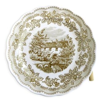 English style plate green décor