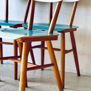 Chaises Birtro de Ton, années 1960.