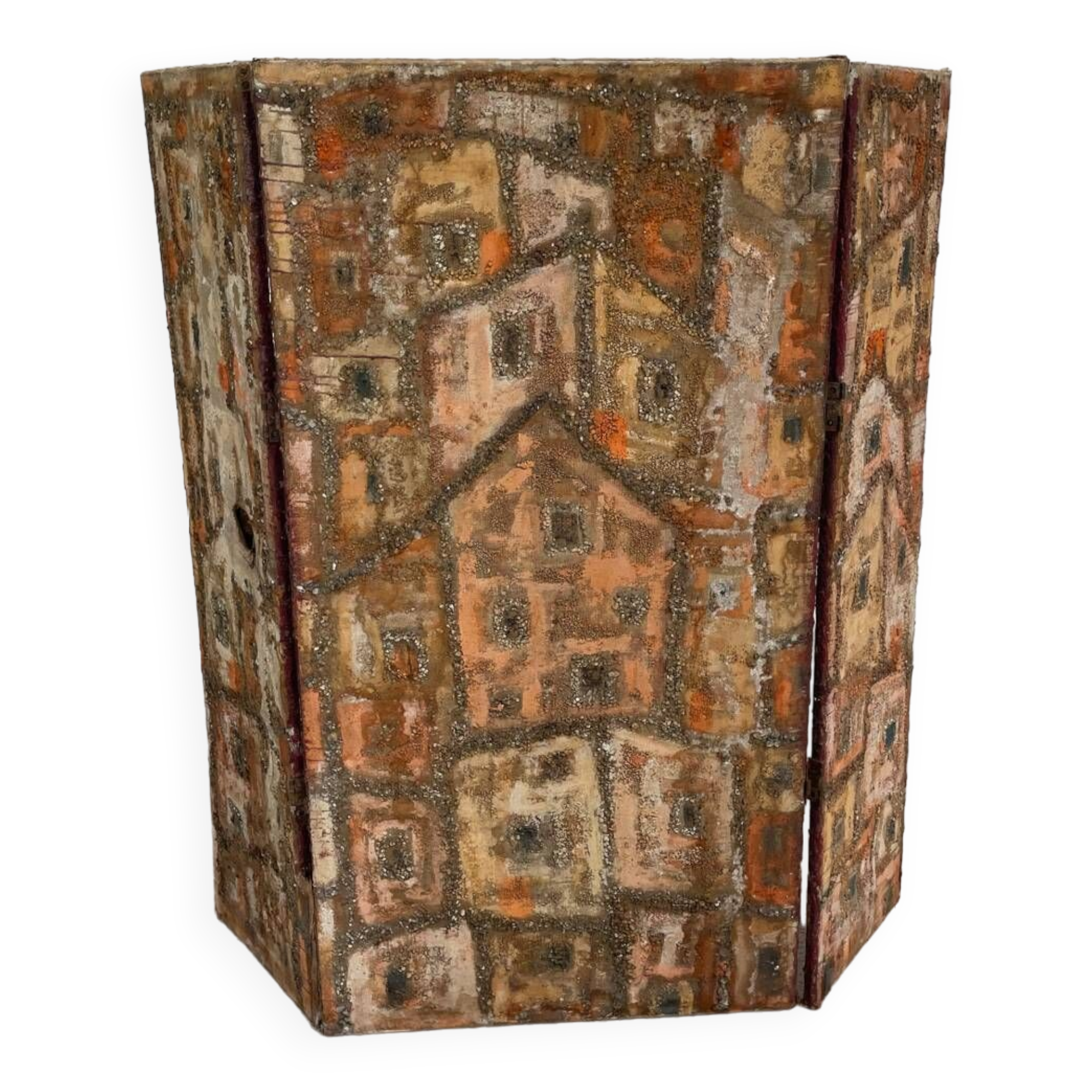 Vintage metal boomerang foot desk lamp