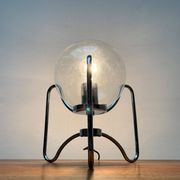 Mid-century space age tripod globe table lamp, 1960s
