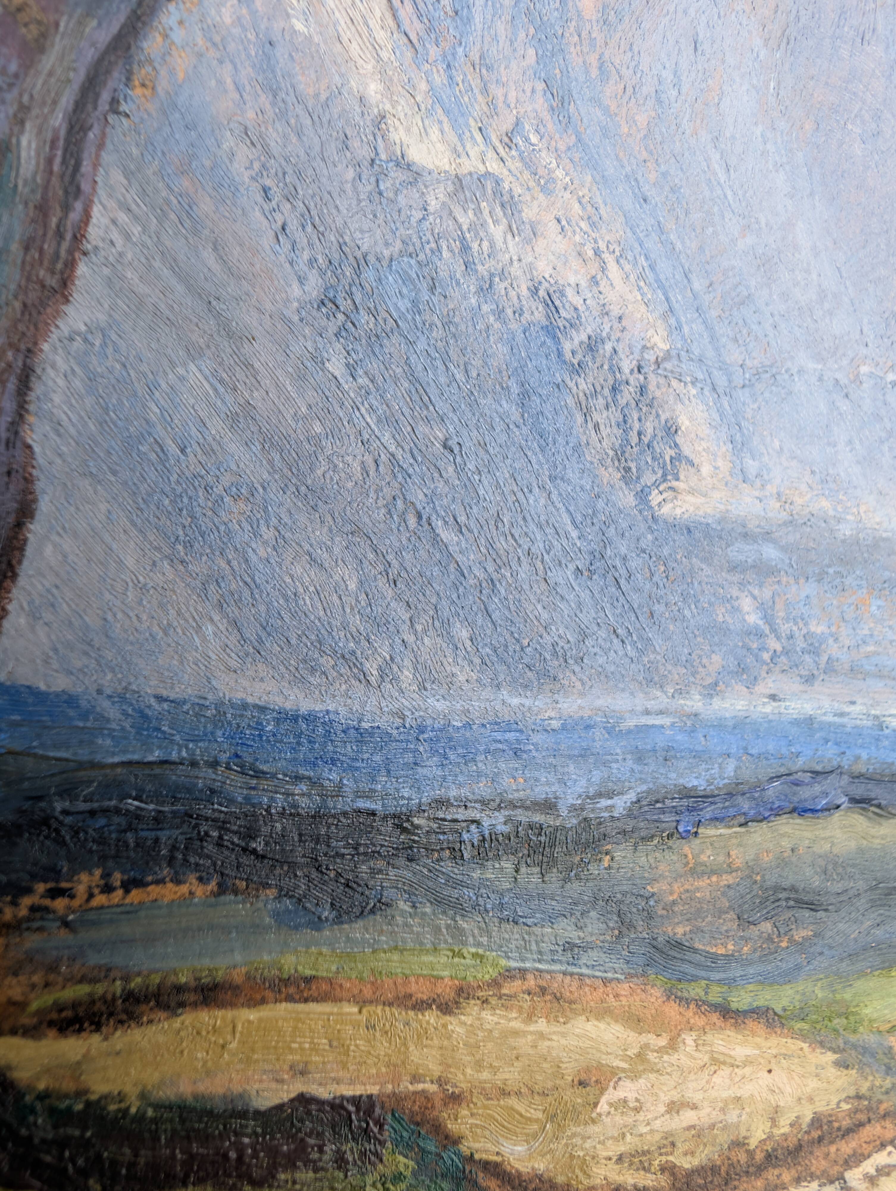 Huile sur panneau Paul de Lassence