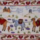 Hand-knotted rug, vintage Turkish rug 51x186 cm