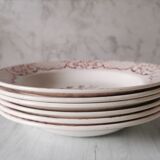 Set of 6 hollow plates Versailles