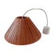 Suspension vintage en bois bambou années 60-70
