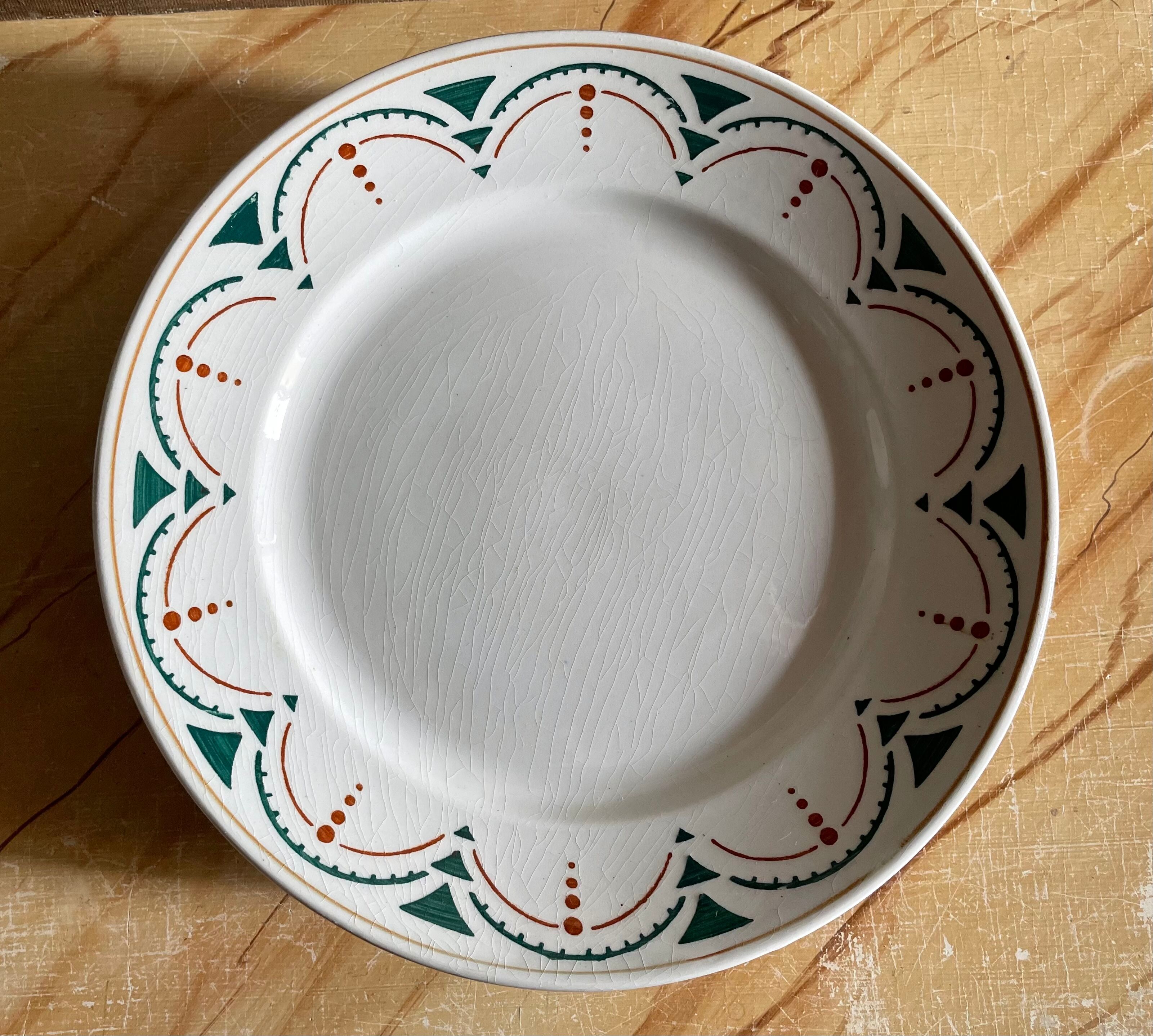 Assiettes à dessert « Succao » K&G  Luneville