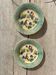 Late 19th century slip dessert plate with bird decor
