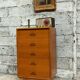 Commode, semainier, chiffonnier vintage de style scandinave
