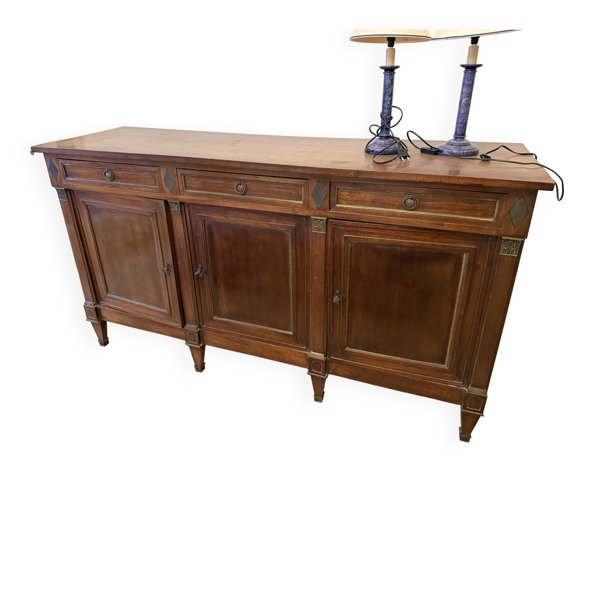 Antique buffet in cherry wood - Directoire style - late 19th to early 20th century