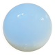 Ceiling light or half-moon wall light, half-spherical, 20 cm, opal glass.