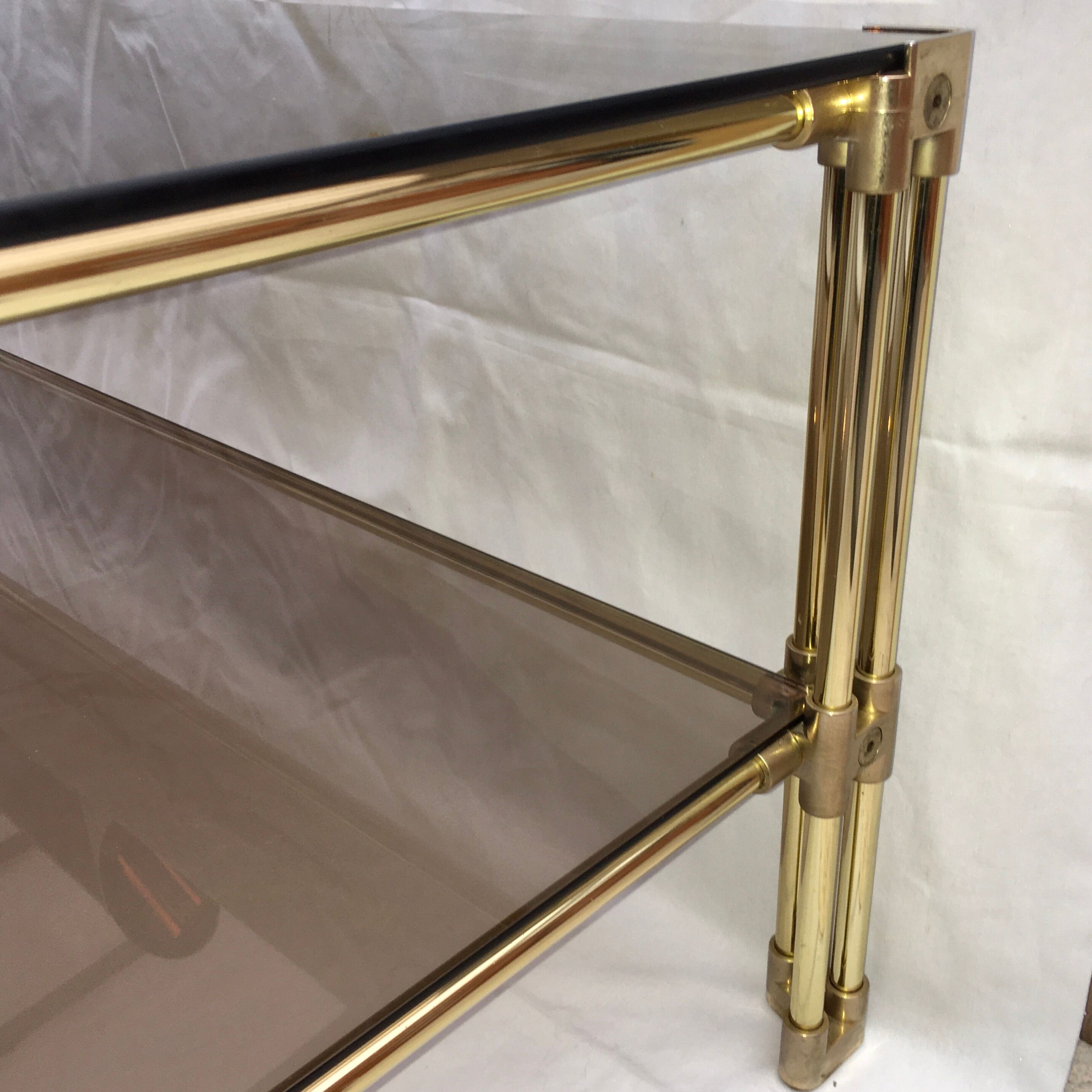 Brass coffee table