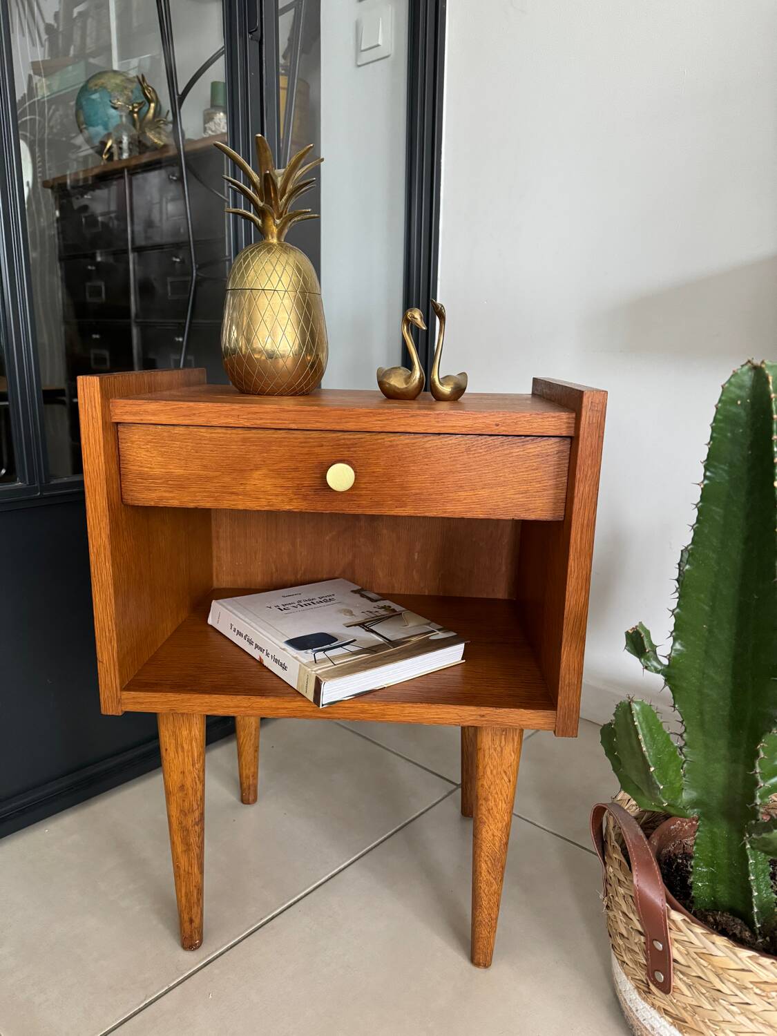 Vintage bedside table