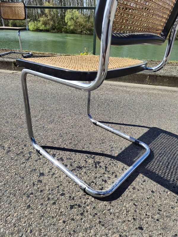 Chaise Marcel Breuer B32 en cannage d'origine